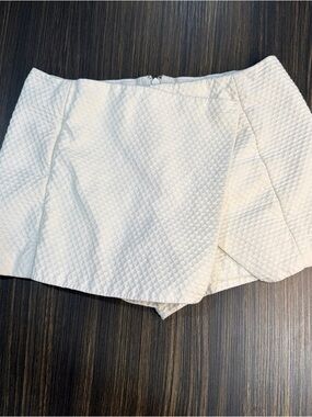 Lilly Pulitzer White Bicycle Short Skirt Skort Shorts Sz 00